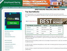 Tablet Screenshot of greyhoundracingtoday.com